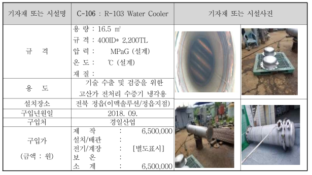 C-106 : R-103 Water Cooler
