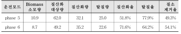 질소 물질수지 검토 (unit : mg/L)