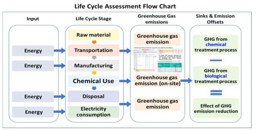 전과정 평가 (LCA) 수행, 경제성 및 전과정적 CO2 eq 제거량 추산