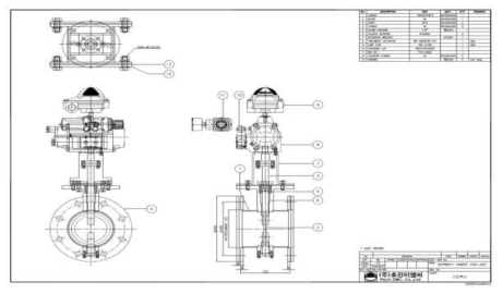 OUTLET DAMPER DWG.