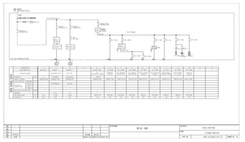 PLC Panel Schematic DWG.