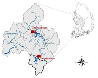 대상유역 선정-용담댐