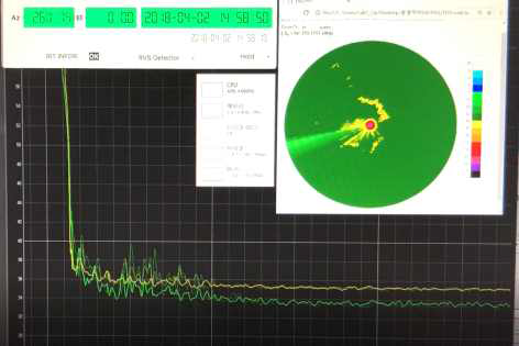 전파강수계 시제품 관측 영상