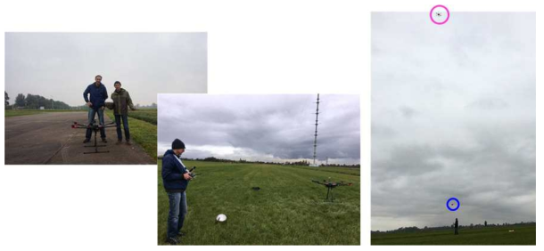 Drone-based radar calibration experiment in Cabauw