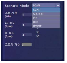 시나리오 모드 설정