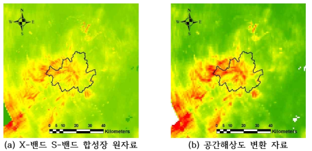 X-밴드 S-밴드 합성장 자료(2018/07/01 13:00)