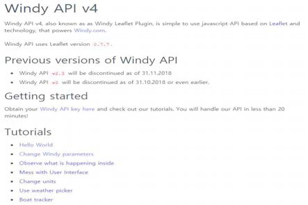 Windy API 설명