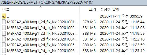 MERRA-2 폴더