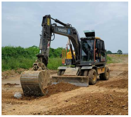 타공사 검출을 위한 Backhoe 충격