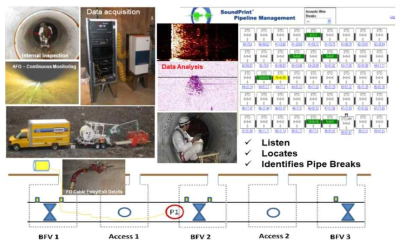 Pure technologies 사에서 AFO(Acoustic Fiber Optics) 제품