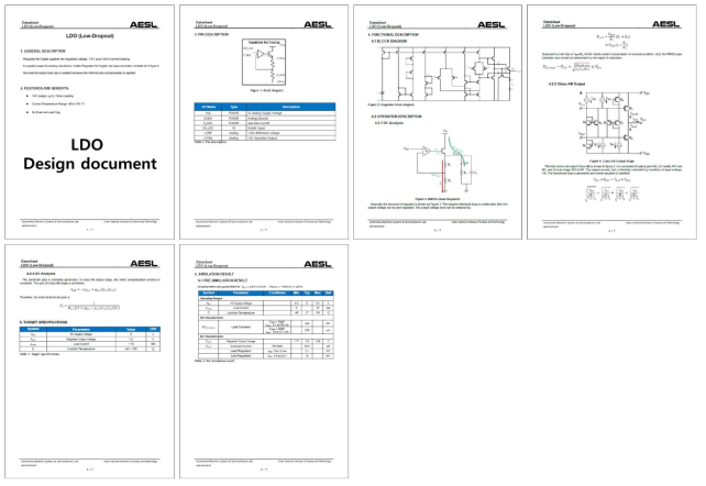 LDO (Low-Dropout) design document