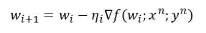 Stochastic gradient descent