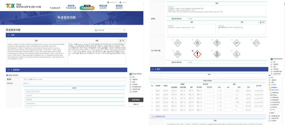 TIES내의 집중 검토 사항