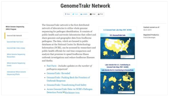 Genome Trakr network