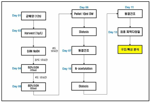 피막다당질 분리과정