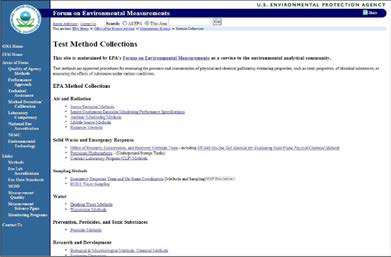 US EPA Test Method Collection