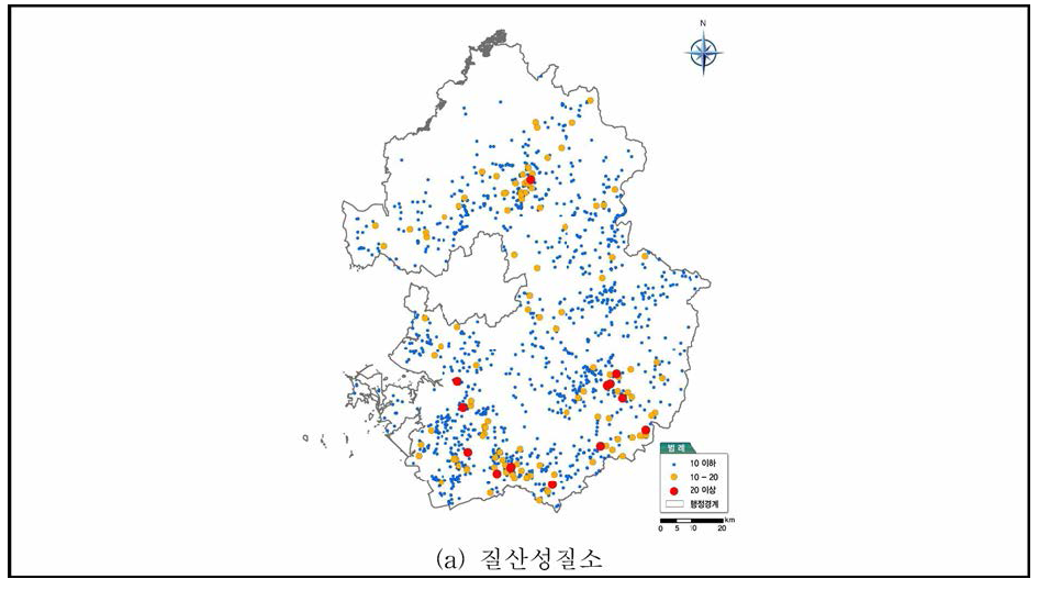 오염분포도