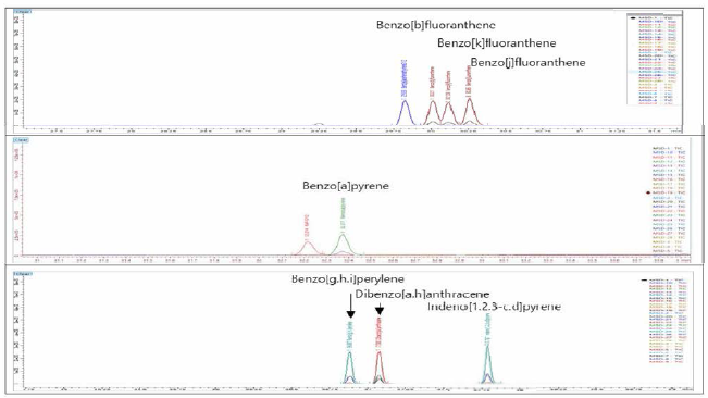 PAHs 개별 크로마토그램 (2)