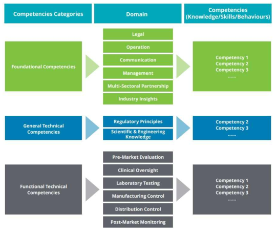 Structure of the Competency Framework for MedTech Regulators