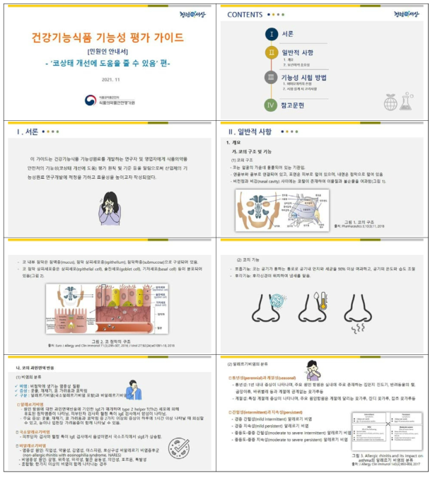 코상태 개선 평가 가이드 PPT(일부)