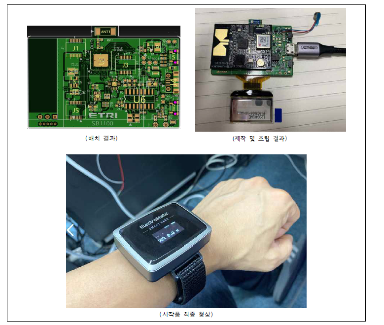 정전기 스마트 밴드 메인 보드 (3차) 제작