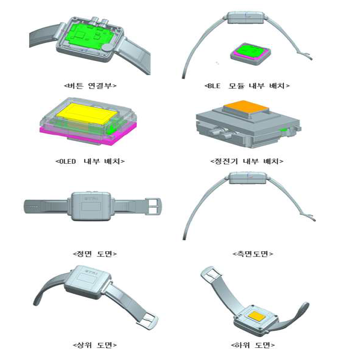 스마트 밴드(BLE only) 최종 디자인