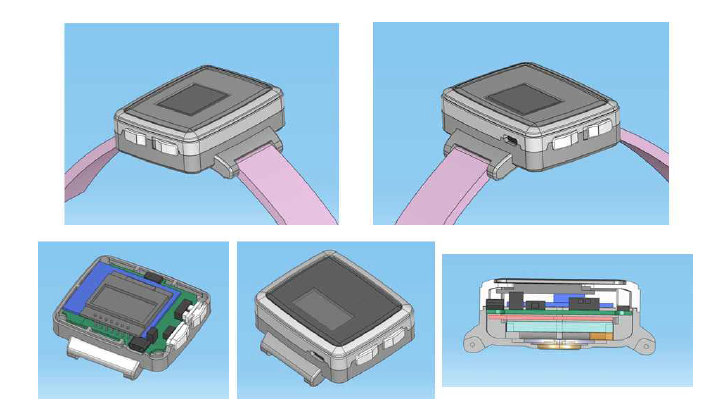 스마트 밴드 4차 보드 기구물 설계