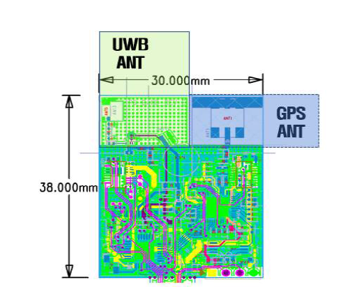 UWB 안테나 성능 개선적용 최종 PCB 설계