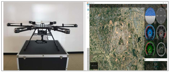 드론(헥사콥터) 및 지상관제시스템