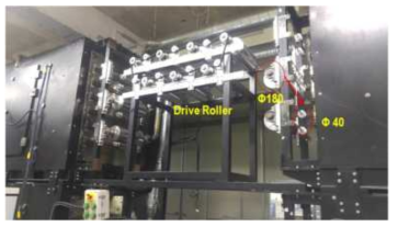 변경된 Drive roller와 Guide roller