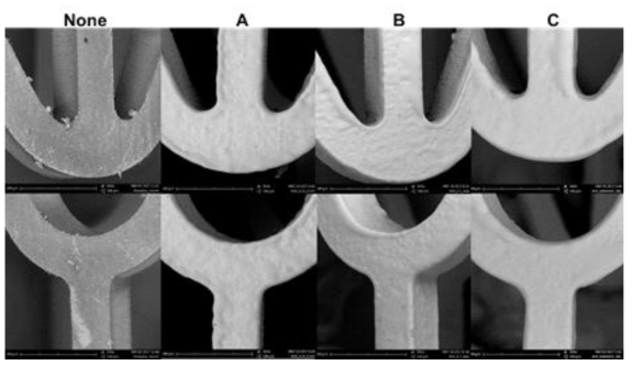 코팅 조건에 따른 생분해성 고분자 스텐트 표면