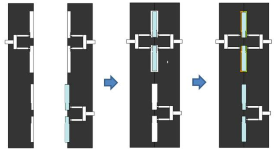 LENS 전용 3-Layer 성형기 성형 Process