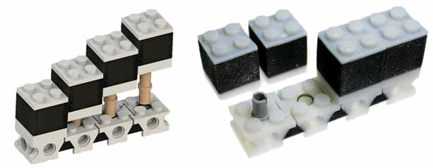 개발된 소프트 레고 모듈