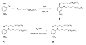 Di-RF-aniline의 합성 scheme