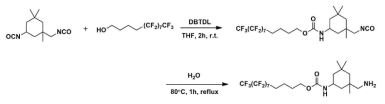 Fluorinated isophorone amine (RF-IPDI-NH2)의 합성