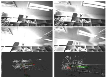 급격하게 변하는 광조건에서 Visual SLAM 적용