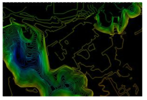 캠퍼스 지역 Digital Elevation Model