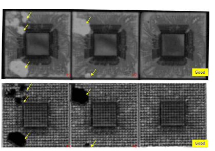 반도체 패키징의 SAT 이미지