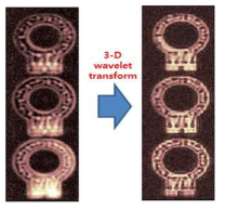 세라믹 PCB 의 3-D Wavelet transform 영상화 결과