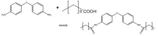 Thioether 구조를 기본으로 하는 amide 결합 유동조절제의 합성