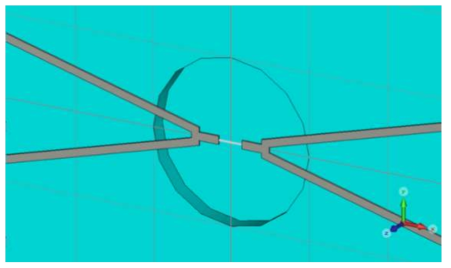 Bow-tie wired antenna 구조