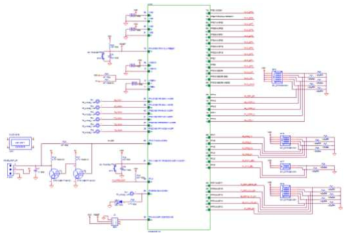 ROIC Test Board의 MCU 부분 회로도