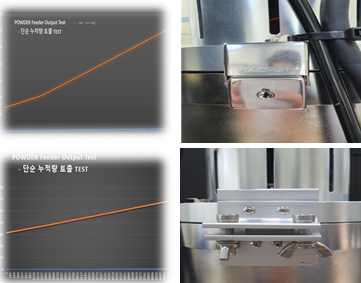 부품 교체를 통한 분말 공급율 안정화