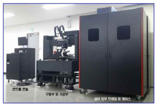 개발된 UV 펨토초 레이저 미세 패터닝 시스템(FLS-100α)