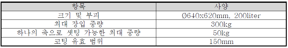 ta-C 코팅장비 기본사양