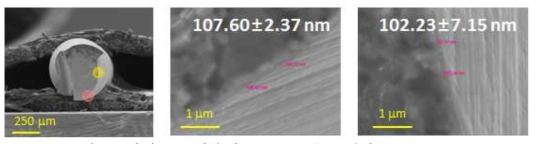 마이크로 라우터 ta-C 45분 코팅한 SEM image