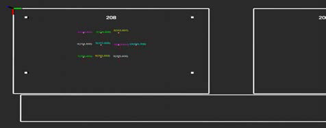 다중 공간 멀티 센서 실시간 트래킹 graphic display