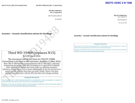 ISO 1948(안)의 세번째 WD와 CD