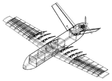 DB UAV 동체와 결합 형상