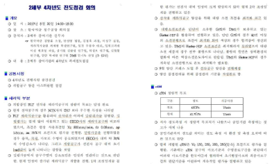 사업추진 모니터링 결과보고